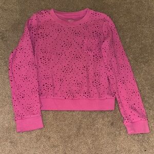 Cat & Jack Pink Star Long Sleeve Tee